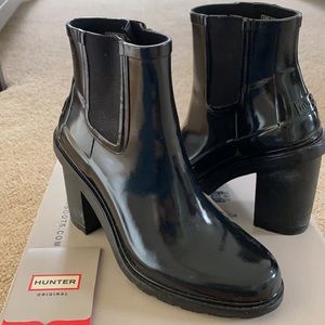 Hunter Heeled Rain Booties